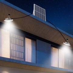 2022年新款太阳能野营灯，厚瑞太阳能灯工厂私模，单灯双灯可选
